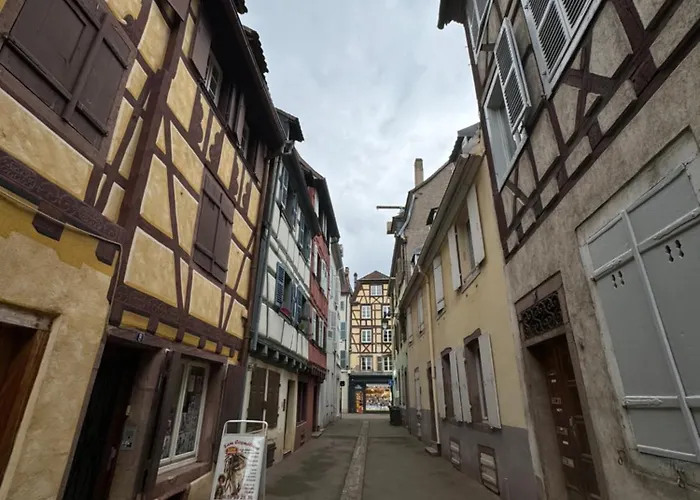 Le Colmarien - Hypercentre - Free Parking - Terrasse Prázdninový dům